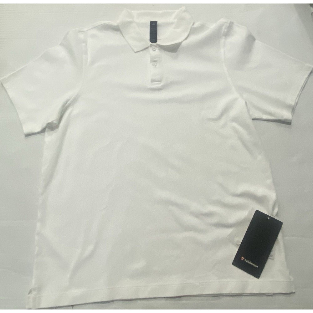 Lululemon Cotton Pique Short-Sleeve Polo Shirt. Men's Large. NWT